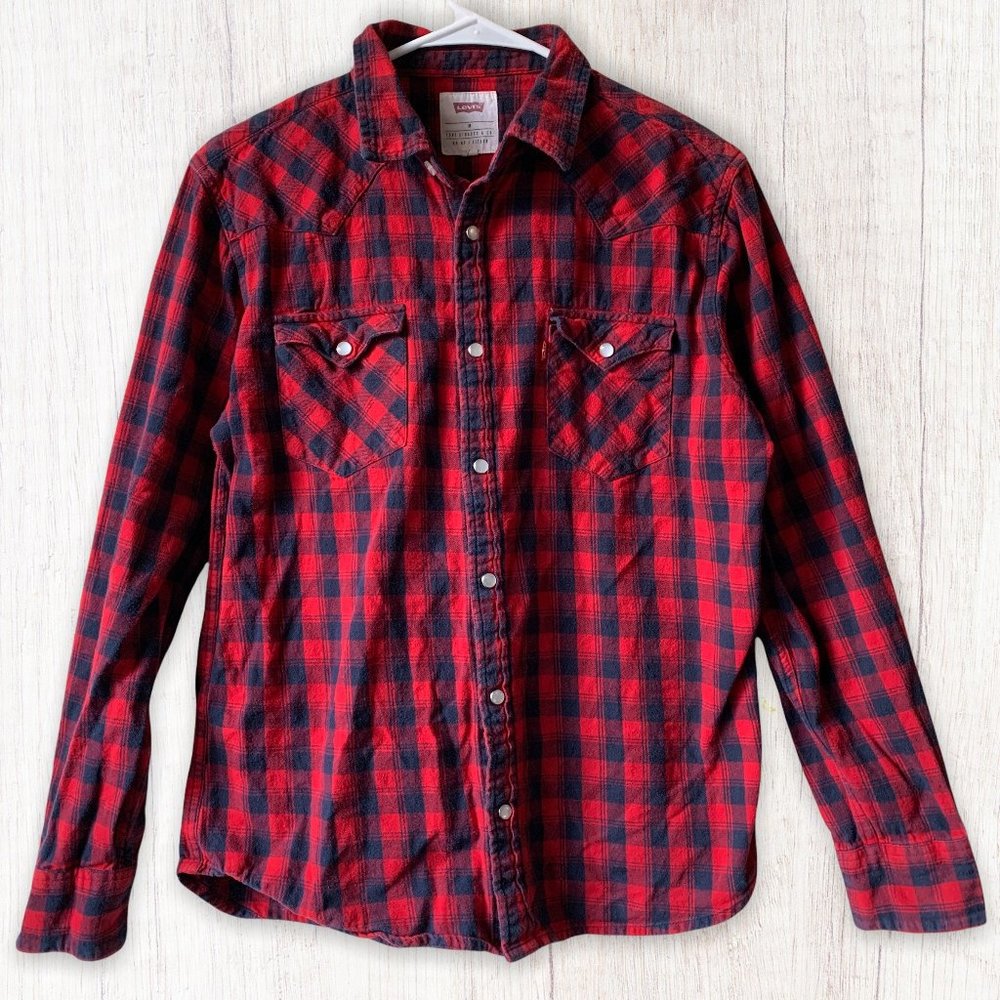 Levi's | Red Checker Flannel, M